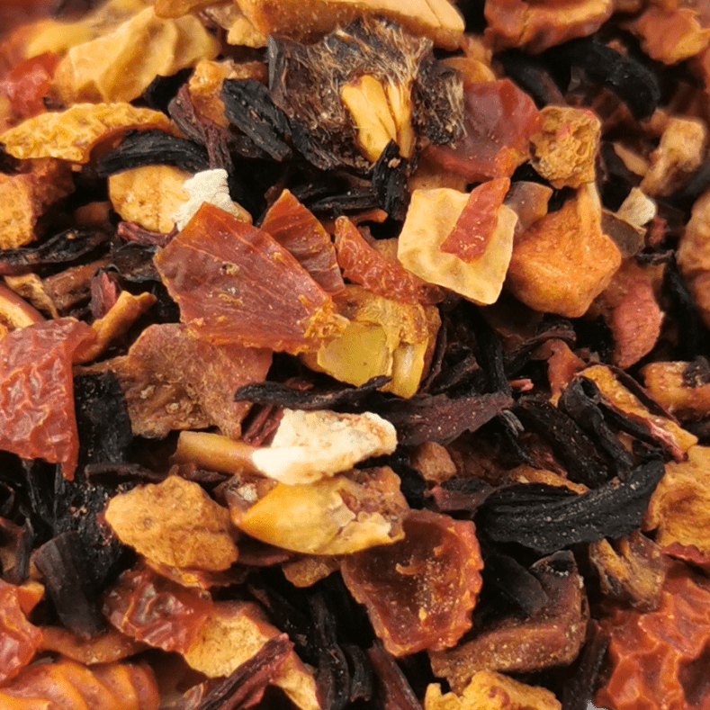 Strawberry Kiwi herbal tea from Porter Hill, strawberry and kiwi
