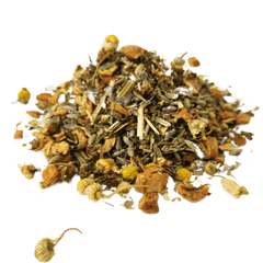 Sweet Dreams herbal tea, loose leaf: apple, mint and gentle