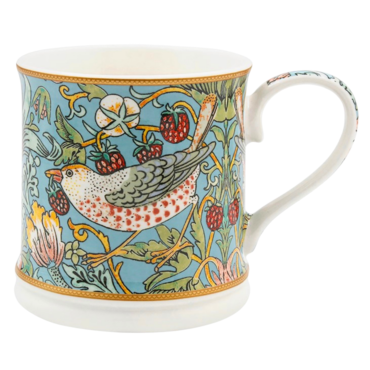 William Morris Strawberry Thief Fine China Tankard Mug