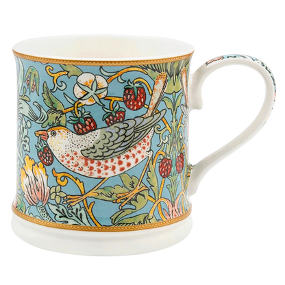 William Morris Strawberry Thief Fine China Tankard Mug