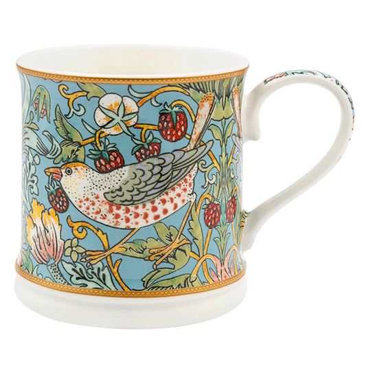 William Morris Strawberry Thief Fine China Tankard Mug