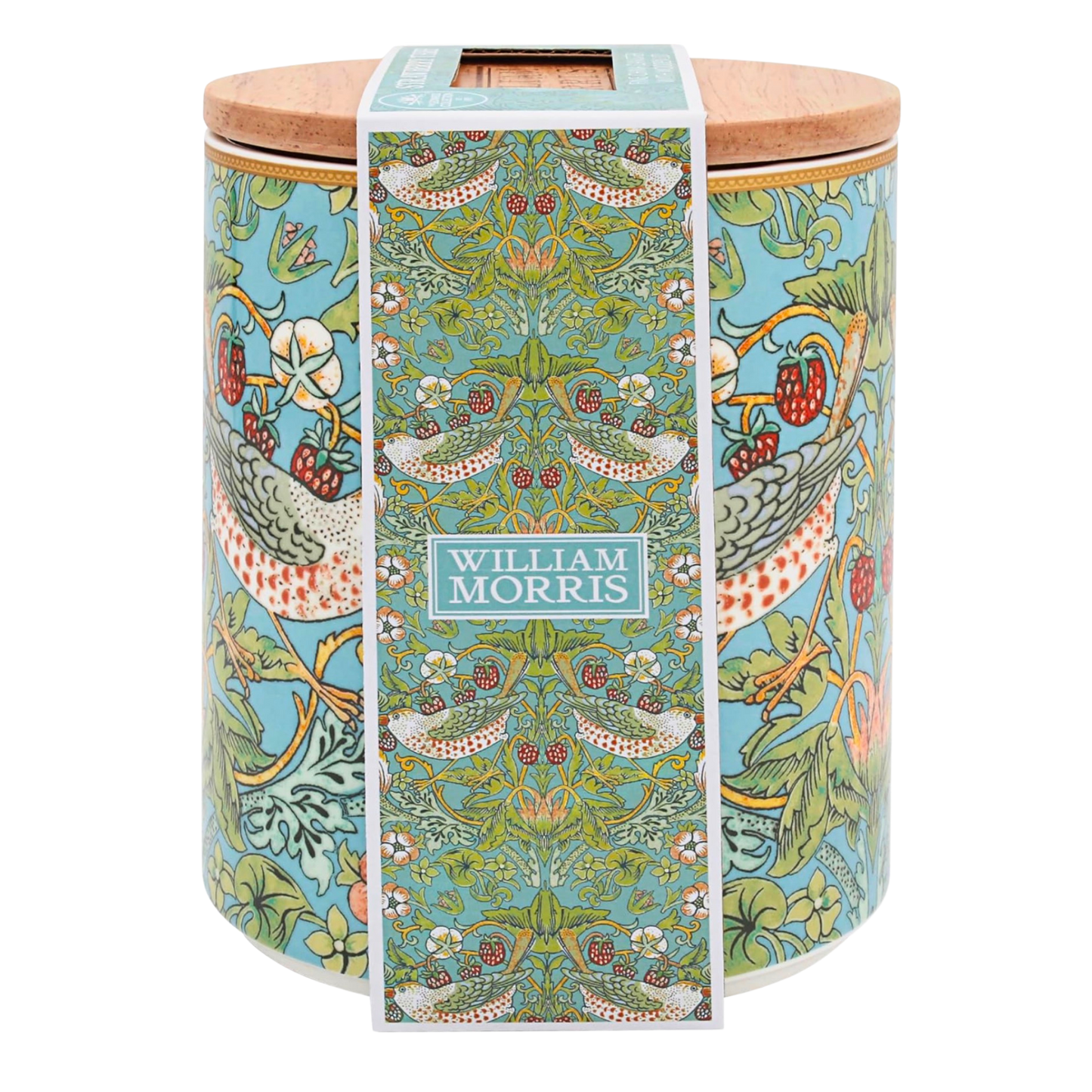 William Morris Strawberry Thief Storage Canister
