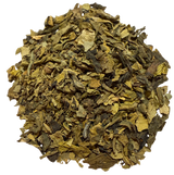 Decaf Kyushu Sencha Green green tea, loose leaf: decaf, vegetal and sweet