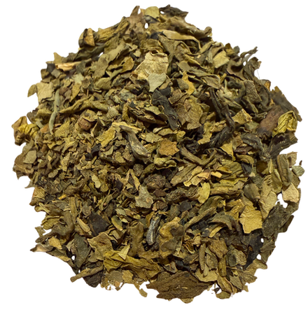 Decaf Kyushu Sencha Green green tea, loose leaf: decaf, vegetal and sweet