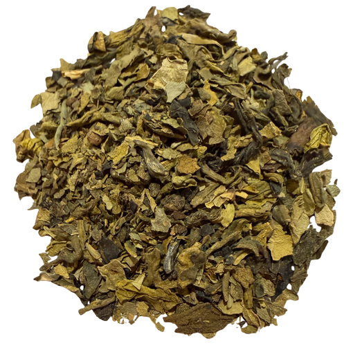 Decaf Kyushu Sencha Green green tea, loose leaf: decaf, vegetal and sweet