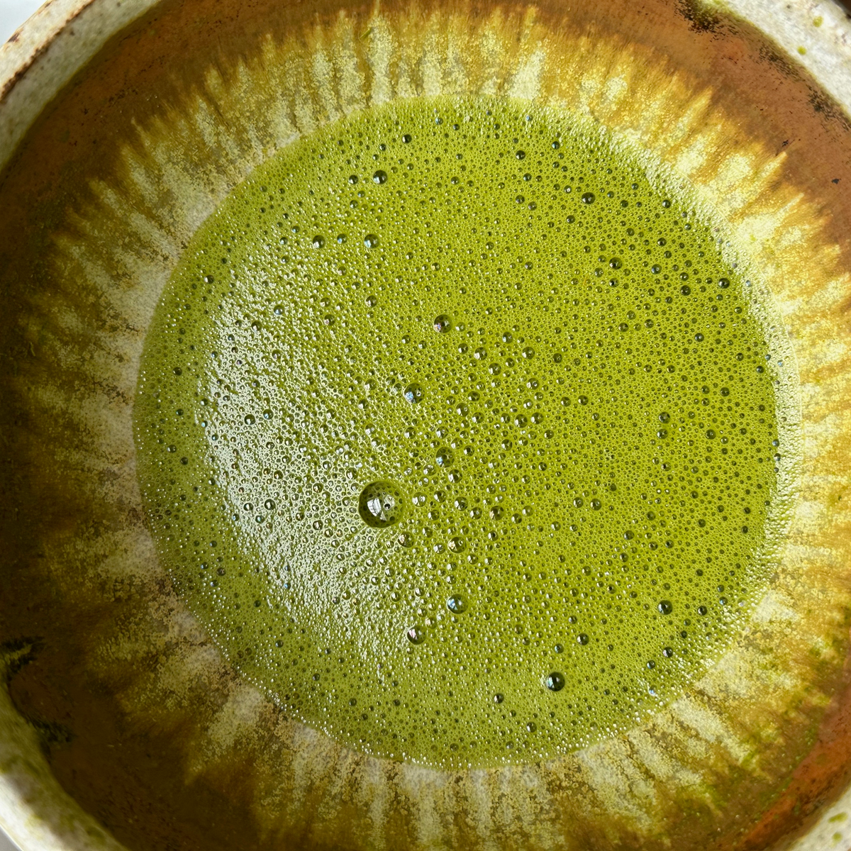 A glass of brewed tea photographed at Porter Hill in Huddersfield