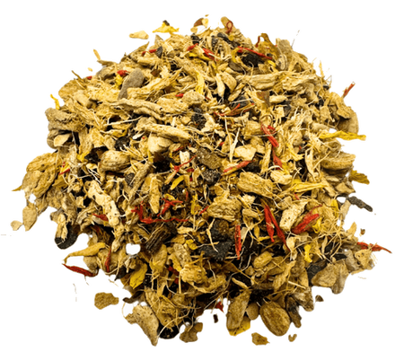 Lemon & Ginger Tea, loose leaf: lemon, ginger and zingy