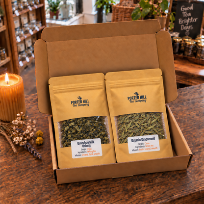 Tea Lover’s Speciality Tea Bundle – Quanzhou Milk Oolong and Organic Dragonwell