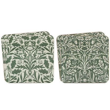 William Morris Acorn Coasters — Set of 4 – additional product view