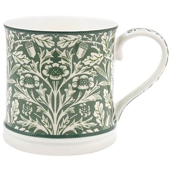 William Morris Acorn fine china tankard mug